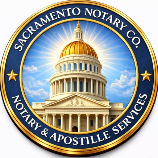 Sacramento Notary Co seal