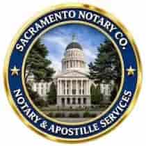 Sacramento Notary Co seal