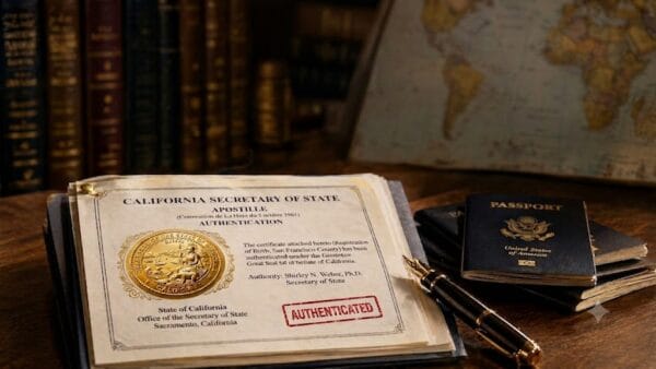 Same-day apostille Sacramento — Sacramento Notary Co rush filing with CA Secretary of State